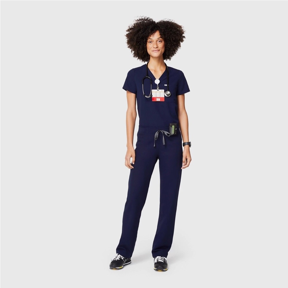 FIGS Women's Livingston Scrub Pants Navy Size M/P